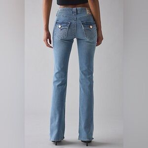 True Religion Light Blue Women's Boot Cut Jeans, Sz 30 75% cotton 25% polyester